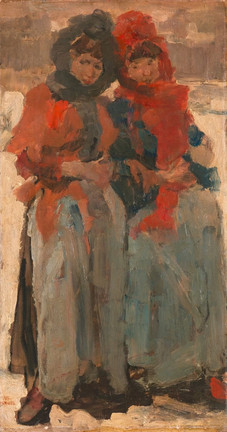 Isaac Israëls - Due ragazze nella neve, Rijksmuseum, Amsterdam